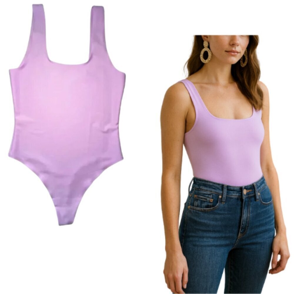 PARADE Purple Nearly Naked Seamless Bodysuit Size M